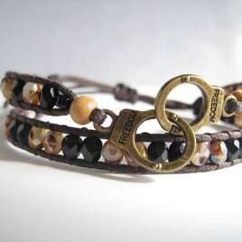 Beading bracelet "Freedom3"の画像