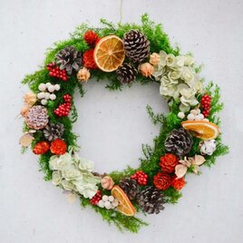 スパイシーポプリのリース　28cm