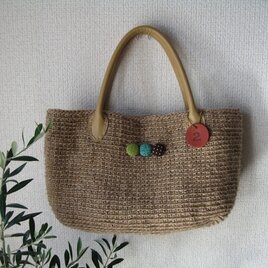 麻ひもスクエアー手提げＢａｇ