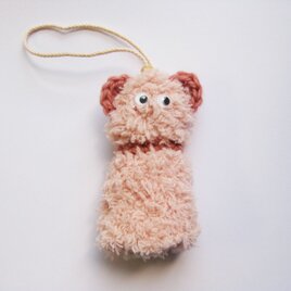 キーケース くま ピンク