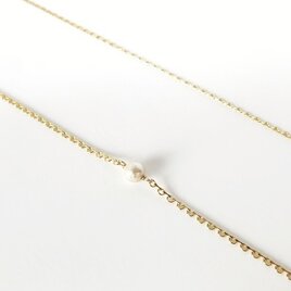 コットンパールロングネックレス No.694