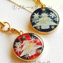 クリスマス限定☆イニシャルストラップの画像