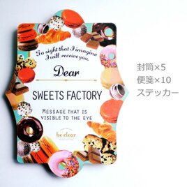 ミニレターセット 【SWEETS FACTORY】の画像