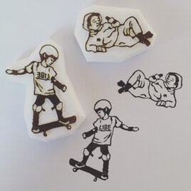 似顔絵はんこ  {全身}