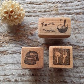 1039 シフォンケーキ＋homemade＋スプーンとフォークの3点セット　