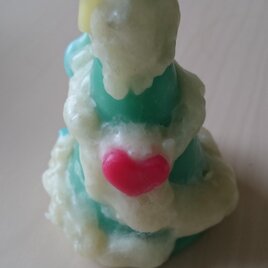 Christmas tree candle (ハート)の画像