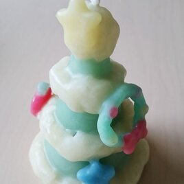 Christmas tree candle （apple）の画像