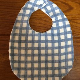 ベビースタイ（チェック青）