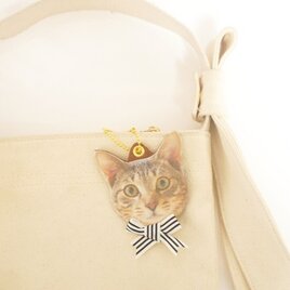 Take me to put in a bag . Uchi of child bespoke back Charmの画像