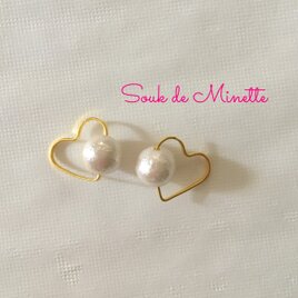 Tiny heart earringsの画像