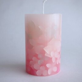 桜色のアロマボタニカルcandle