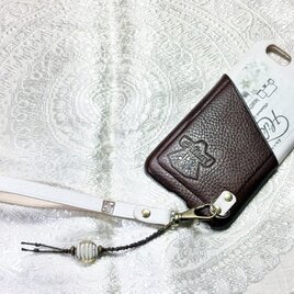 iPhone6対応「お財布ケータイ」仕様カバー『山雪』