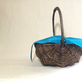 Willow Basket Velour Bag