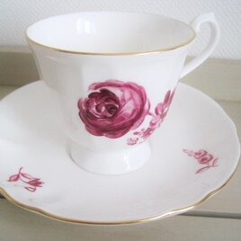 パラのブーケのマグカップ＆ソーサー