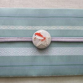 ゆらゆら　金魚の帯留めの画像