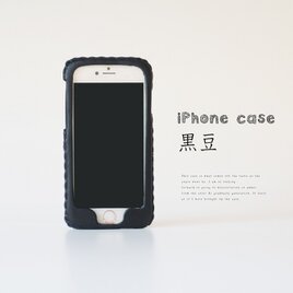 iPhone全機種対応　レザーケース（黒豆）の画像