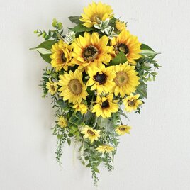 Sunflower hanging basketの画像