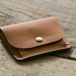 【レザー】ミニウォレット★キャメル