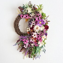 紫陽花リース「受注制作」 | iichi 日々の暮らしを心地よくする
