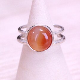 アゲートのシルバーリング