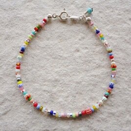 SV925★BEADS BRACELET★MALTICOLOR❷/TURQUOISE