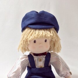 布人形　男の子＜デニム＞AkoDoll#16-017
