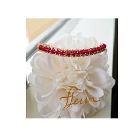 シンプル レッド ブレスレット