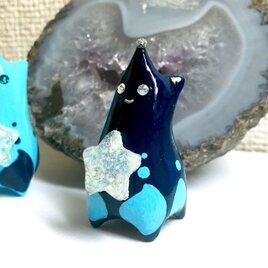 再販＆改・うちぅじん™/レイン◎ドロップ・ネイビー