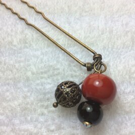 うるし玉のかんざし・2玉