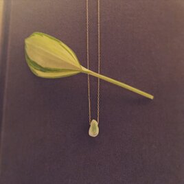 18K＋陶器 ネックレス. green