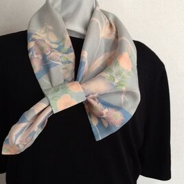 夏用着物生地のスカーフ