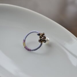 【k14gf】-片耳-rings wrap pierced earring【受注製作】の画像