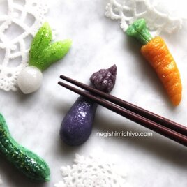 ファッション通販 夏 ガラスの野菜箸置きセット 日々の暮らしを心地よく iichi | カトラリー(スプーン等)
