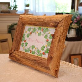 熊野産ヒノキの額縁・2Lサイズのフォトフレーム（４）