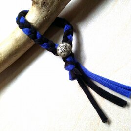 コンチョ  フリンジ  ブレスレット  編み込み  B