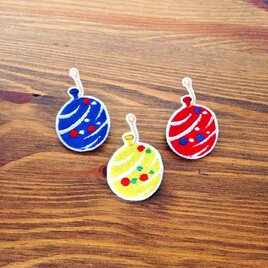 刺繍ブローチ　「ヨーヨー」の画像