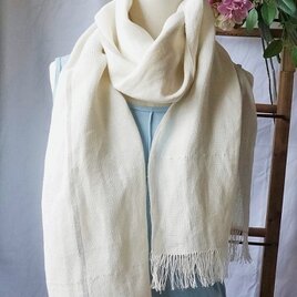 手織ロングストール＊朝霞