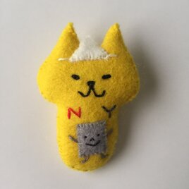 ねこけしようかい『ぬりかべ』