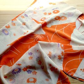 古布リメイクブラウス・古典柄