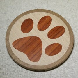 組み木コースター　にくきゅう