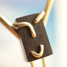 0035「黒檀＋真鍮」ひとこと mokujii