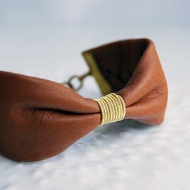 トナカイのRibbon Bracelet　キャメルの画像