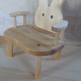 子供椅子　ウサギの画像