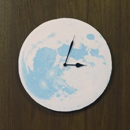 満月の壁掛け時計 <blue>の画像