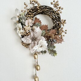 Xmas Poinsettia wreath