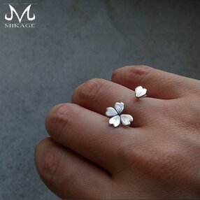 Simply Sakura Ring：銀９２５桜リング（御影宝飾工房）