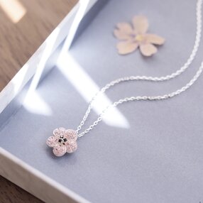 Cherry Blossoms 桜 ネックレス シルバー925