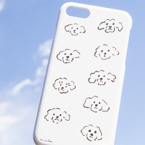 SALE!!!【iPhone/Android対応】「happy? puppies」 スマートフォンケース