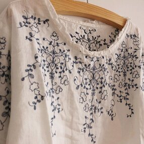 刺繍 ブラウスの検索結果 ハンドメイド クラフト作品 手仕事品通販 Iichi ハンドメイド クラフト作品 手仕事品の通販
