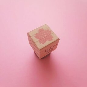 消しゴムはんこ「桜」